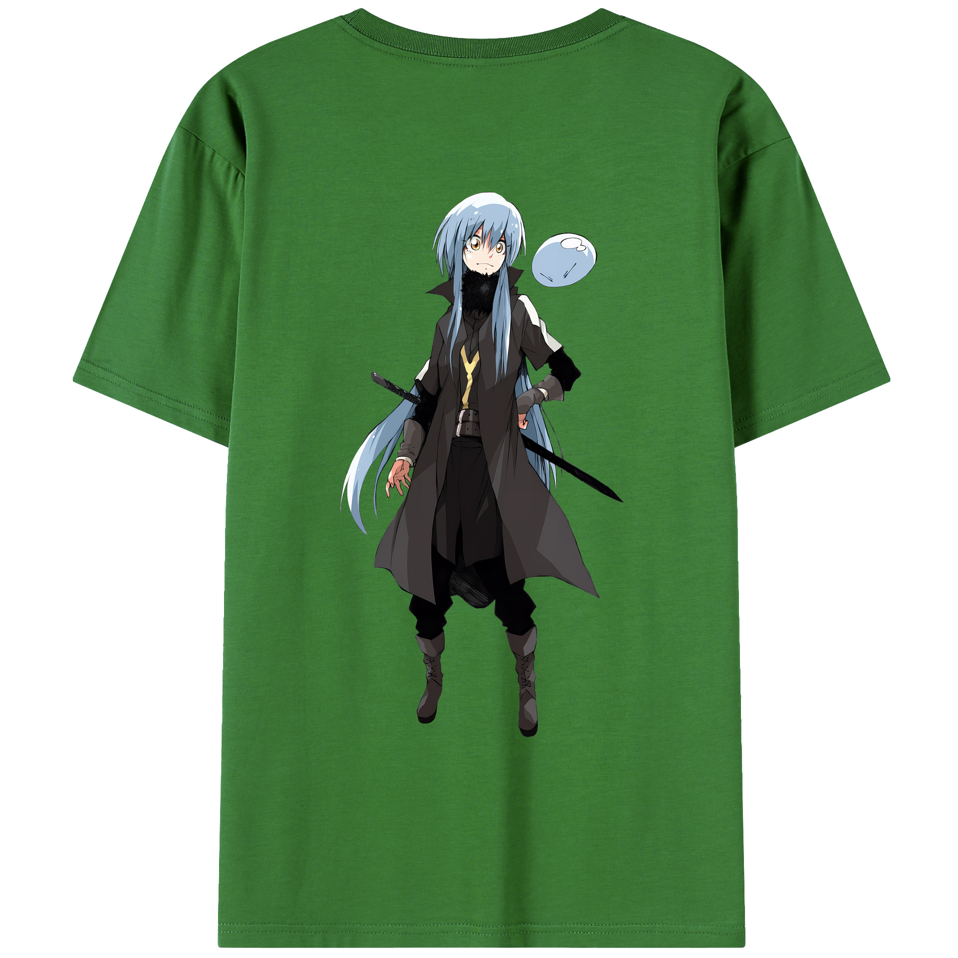 （画像用） 転スラ Regarding Reincarnated to Slime レディース半袖Tシャツ(バックプリント)